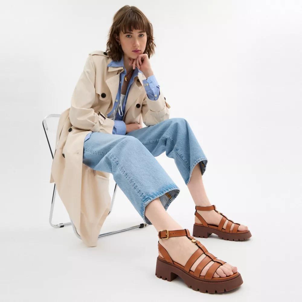 Sculpted C Platform Fisherman Sandal Product Image