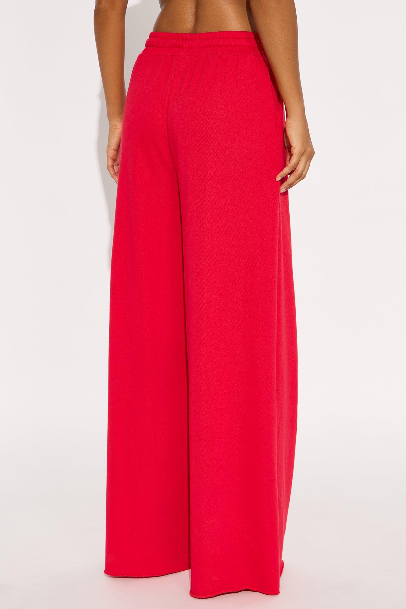 My Turn Again Lounge Pant - Red Female Product Image