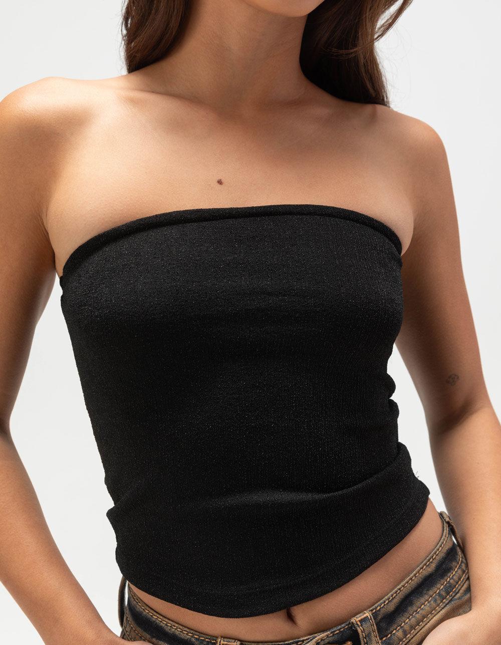 JJXX Sigga Womens Tube Top - BLACK Product Image