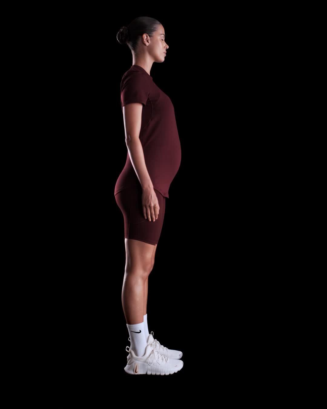 Nike Women's (M) One Dri-FIT Slim-Fit Short-Sleeve Top (Maternity) Product Image