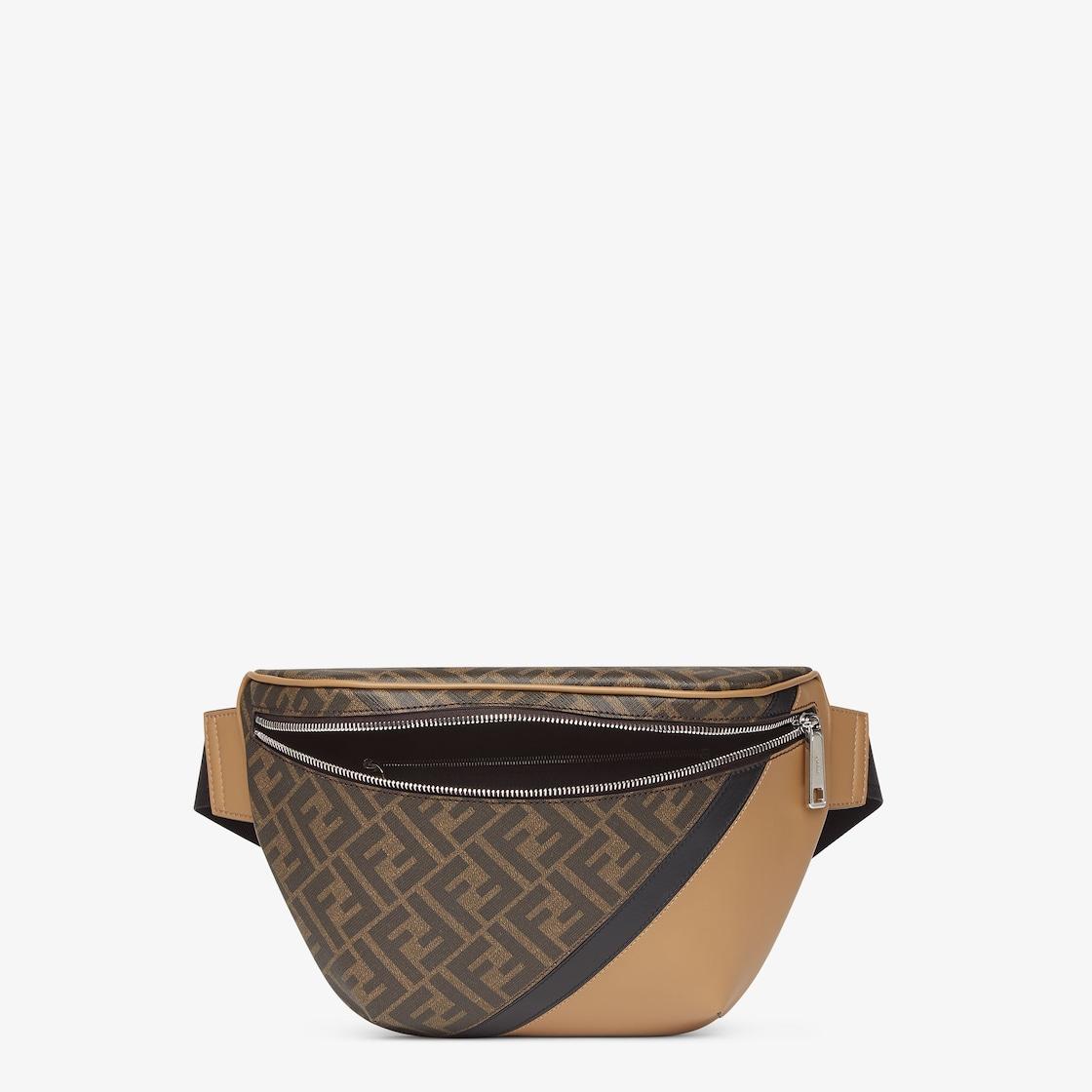 Fendi Diagonal Belt BagMulticolor leather belt bag Product Image