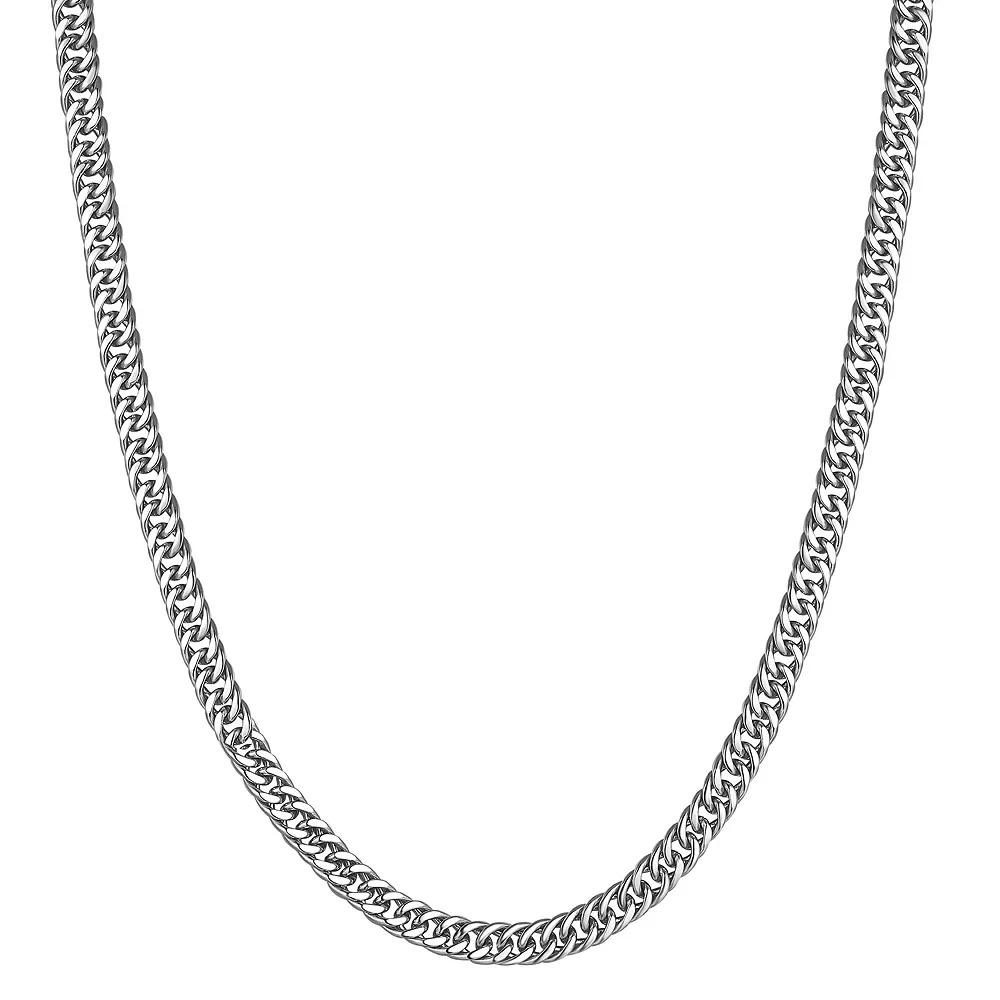 Men's 14k Gold Over Sterling Silver Miami Cuban Curb Chain, Size: 24", Gold Tone Product Image
