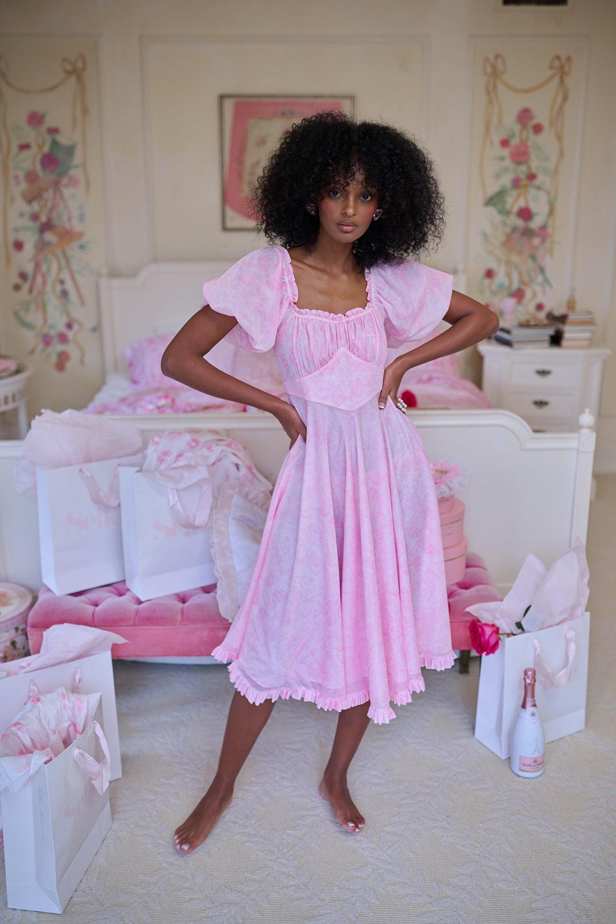 The Pink Porcelain Midi Nightie Product Image