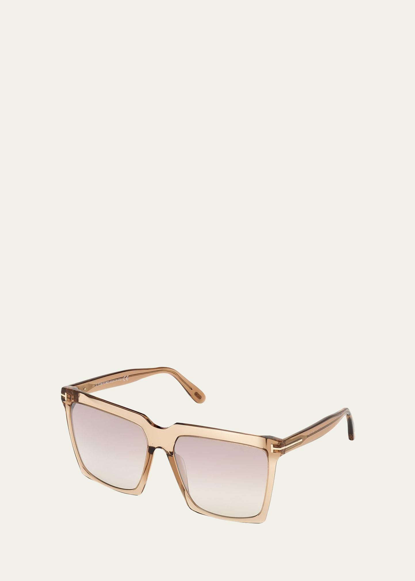 Womens Sabrina 58MM Square Sunglasses Product Image