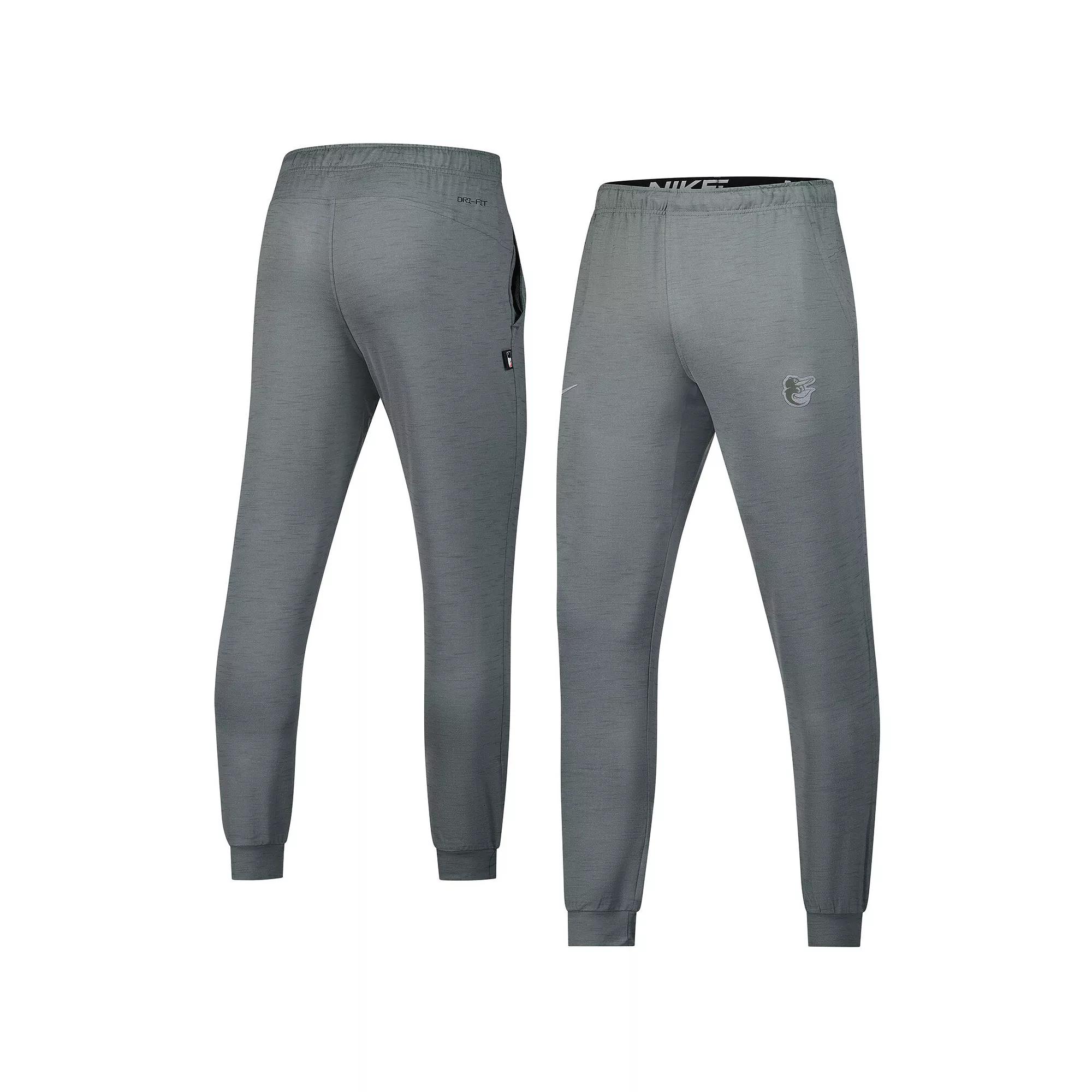 Men's Nike  Heather Gray Baltimore Orioles Travel Performance Pants, Size: XL, Grey Product Image