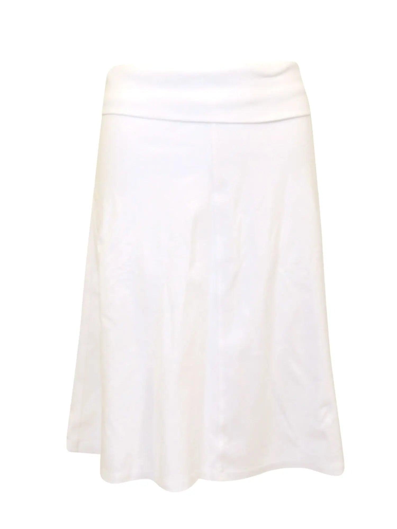 Hard Tail Forever Knee Length A-Line Rolldown Waist Skirt (Style B-126) Product Image