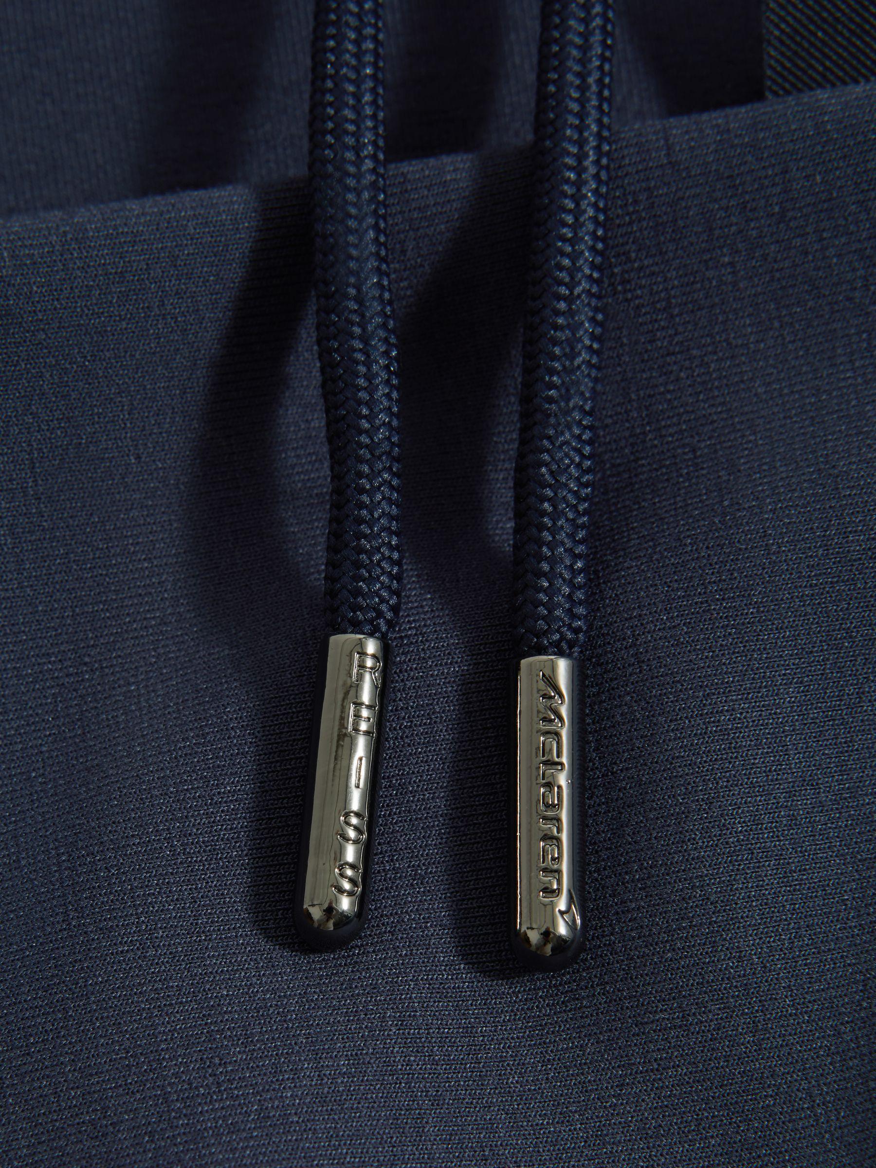 McLaren F1 Interlock Jersey Hoodie in Airforce Blue Product Image