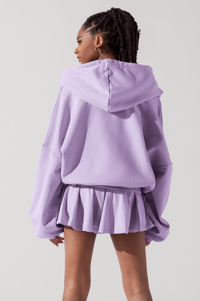 Zip Cloud Hoodie - Blush Product Image