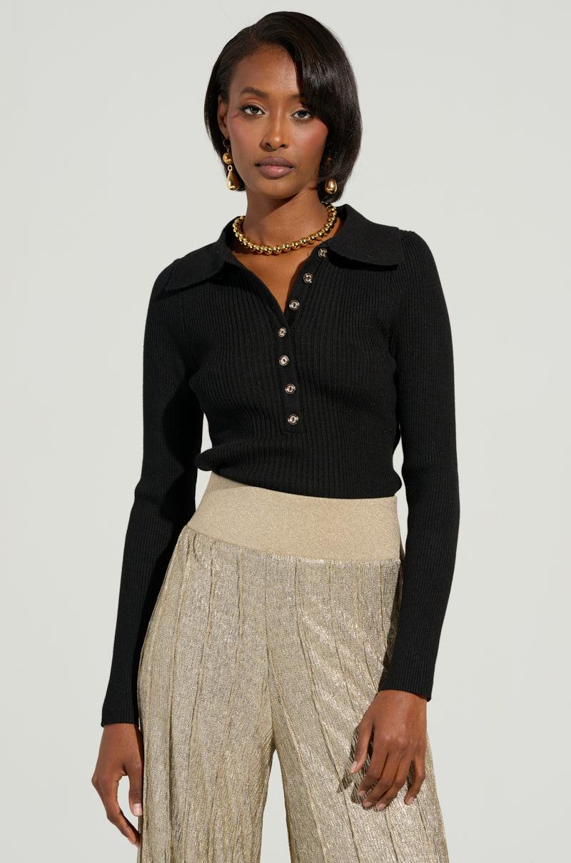 DONT MIND ME SWEATER IN BLACK Product Image