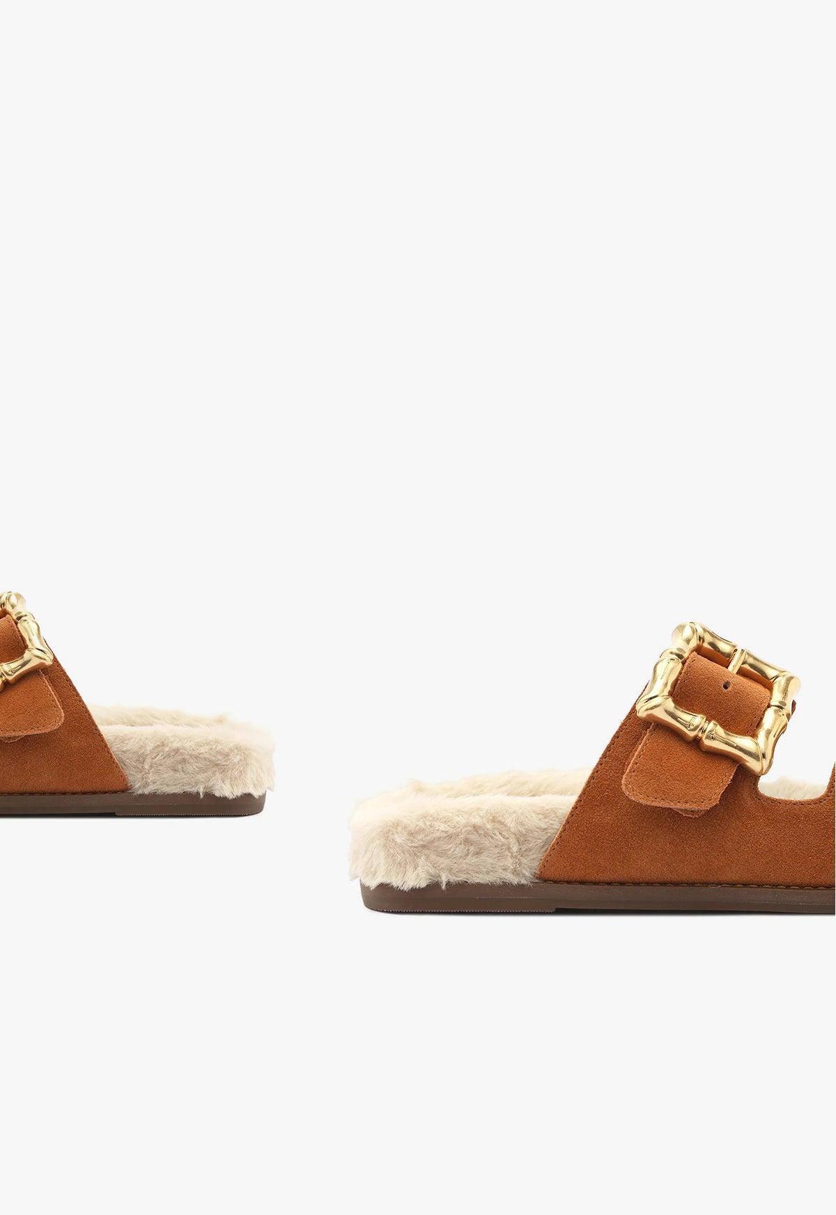 Enola Weekend Sporty Cow Suede Sandal Female Product Image