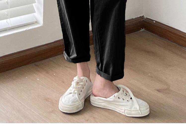 Maternity Plain Straight Leg Pants Product Image
