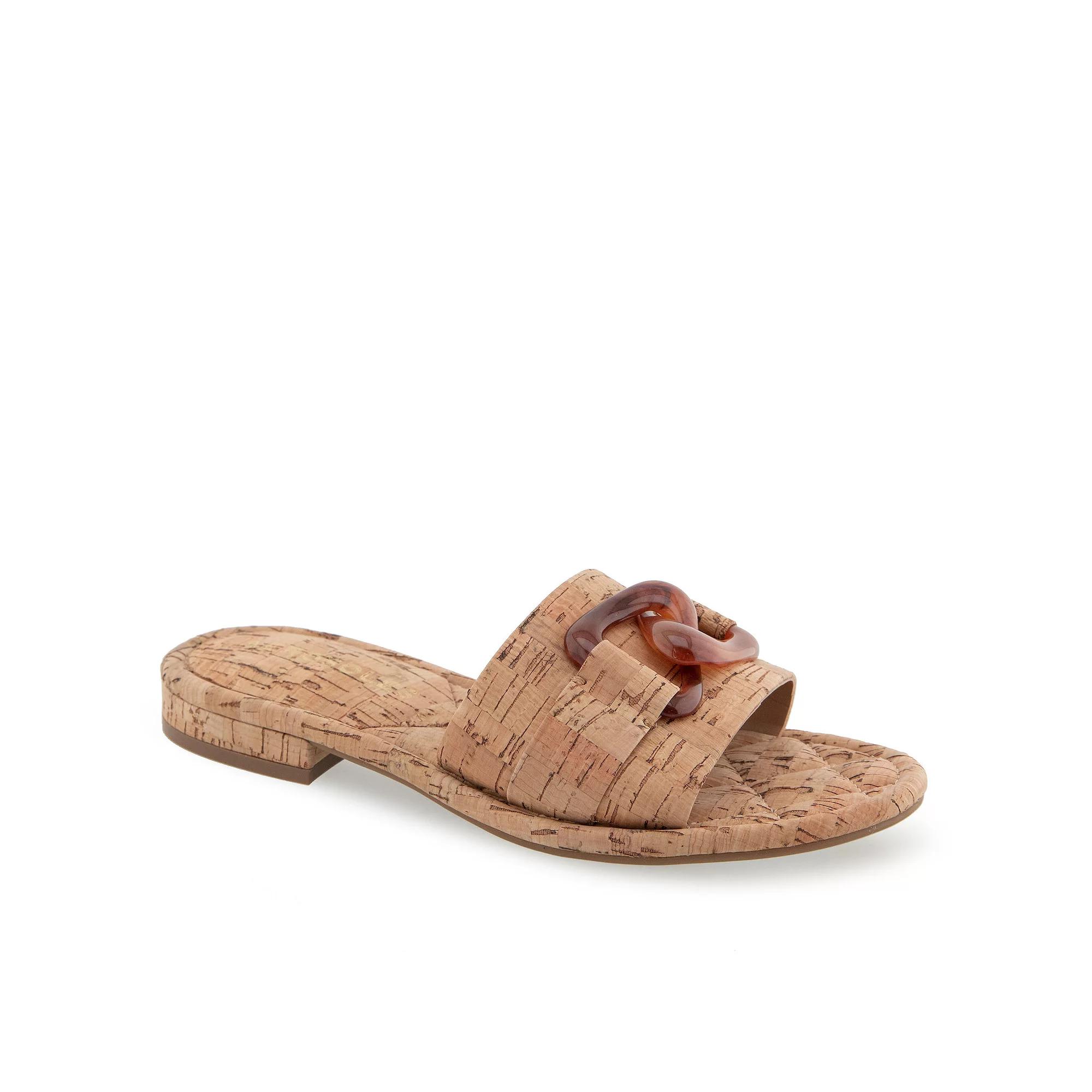 Aerosoles Big Charm Women's Flat Sandals, Size: 8.5 Medium, Natural Product Image