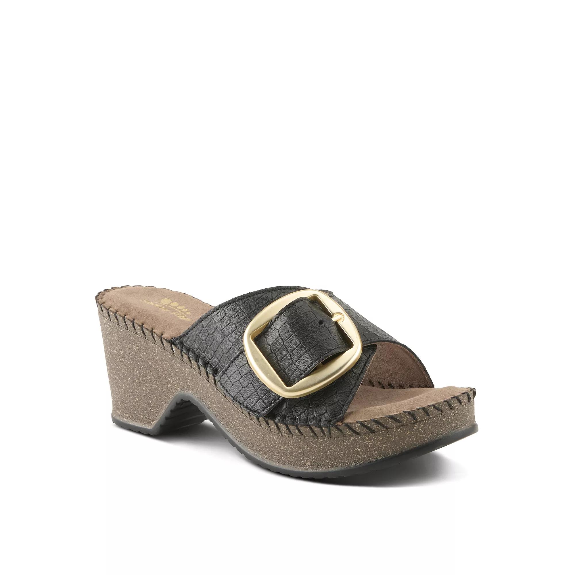 Spring Step Nienna Women's Platform Sandals, Size: 39, Black Product Image