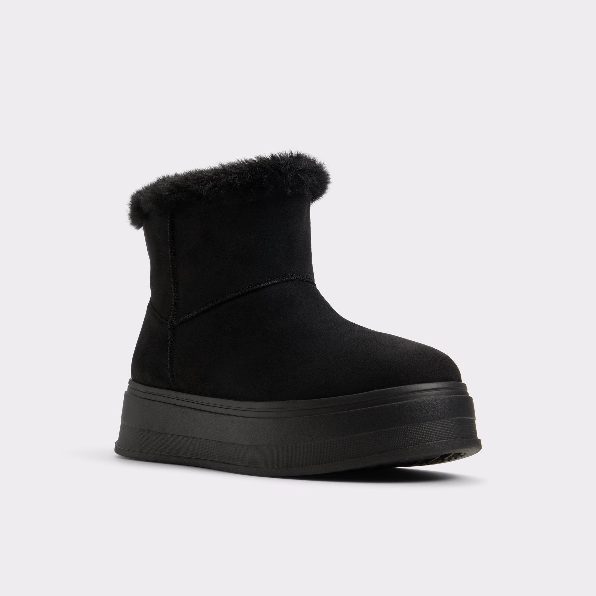 Plushy Black Women's Cold Weather Shoes | ALDO US Product Image