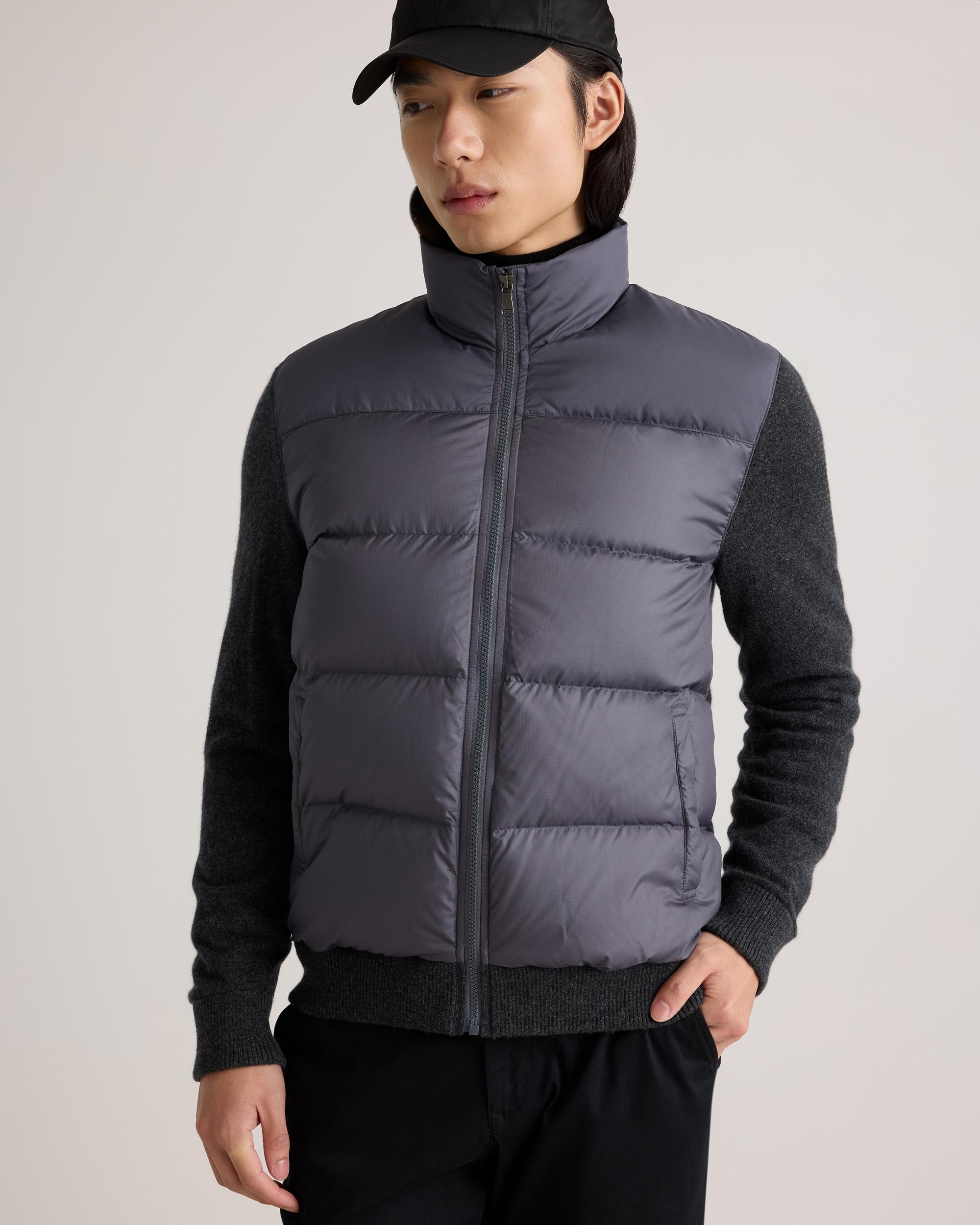 Quince | Men's Mixed Media Down and Cashmere Jacket Product Image