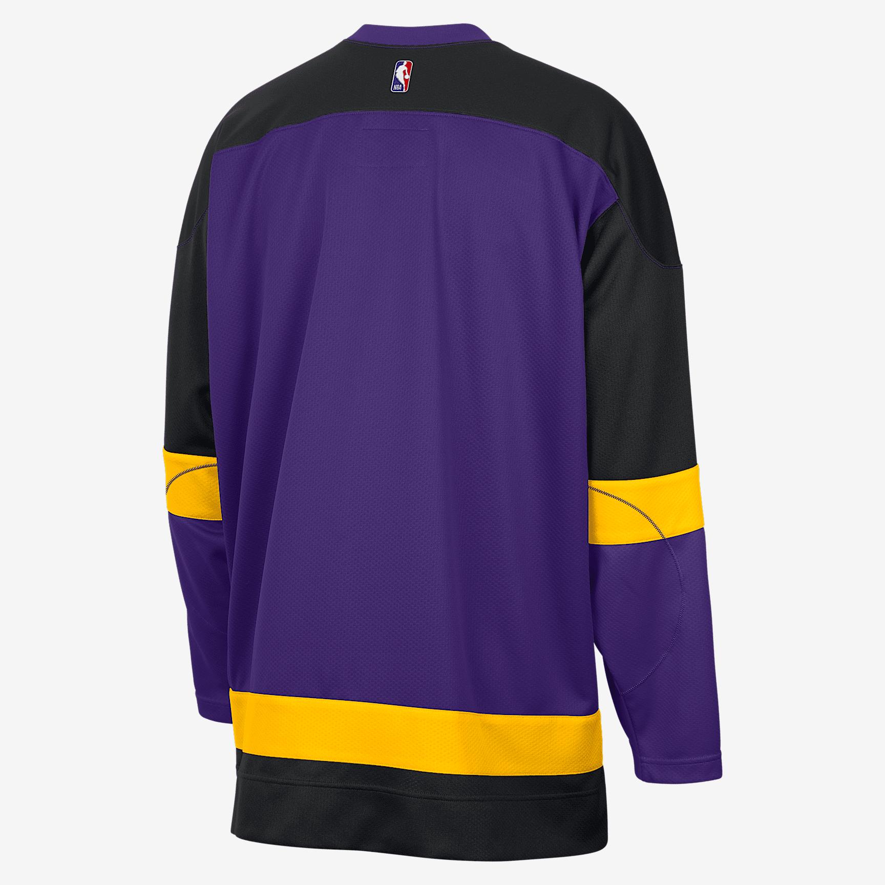 Los Angeles Lakers City Edition Men's Nike NBA Hockey Jersey Product Image