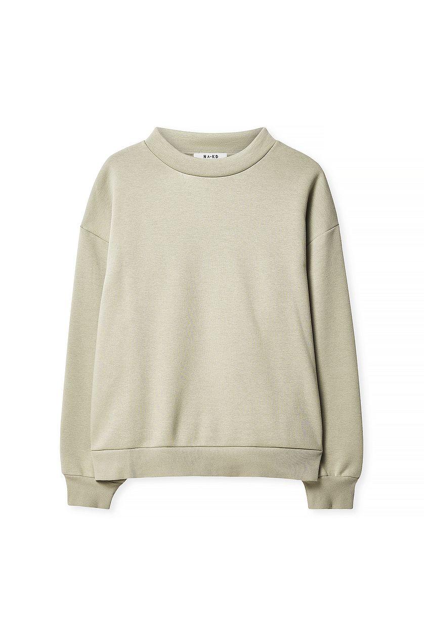 High Neck Detail Sweatshirt Product Image