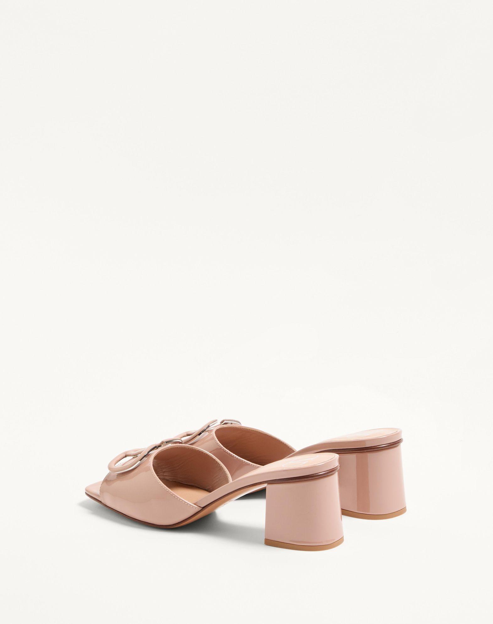 Vlogo Signature Patent Leather Slide Sandal 60Mm Product Image