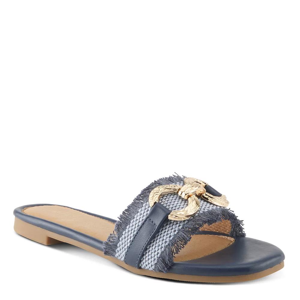 Patrizia Lamiyah Womens Slide Sandals Blue Product Image