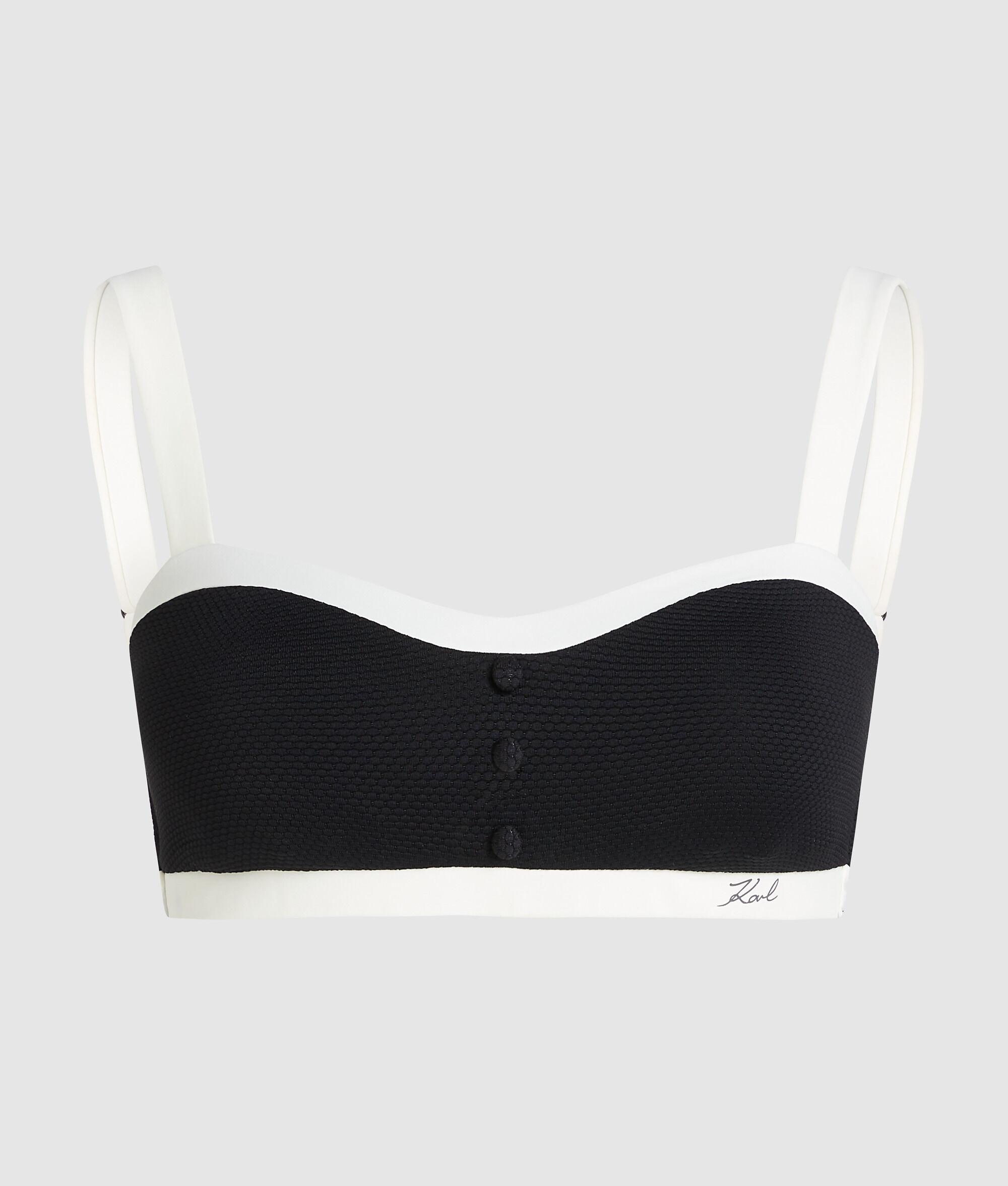 MONOCHROME BANDEAU BIKINI TOP Product Image