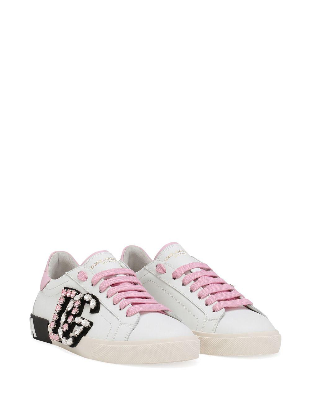 Portofino rhinestone-logo sneakers Product Image