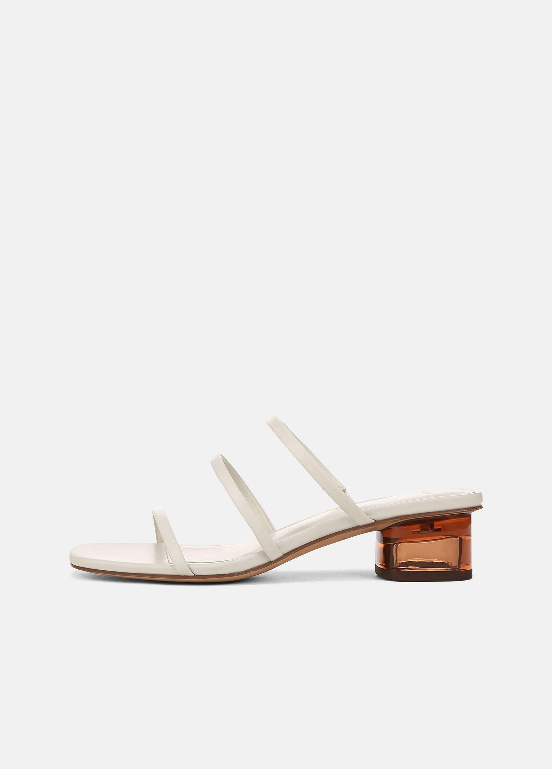 Palm Springs Leather Heeled Sandal Product Image