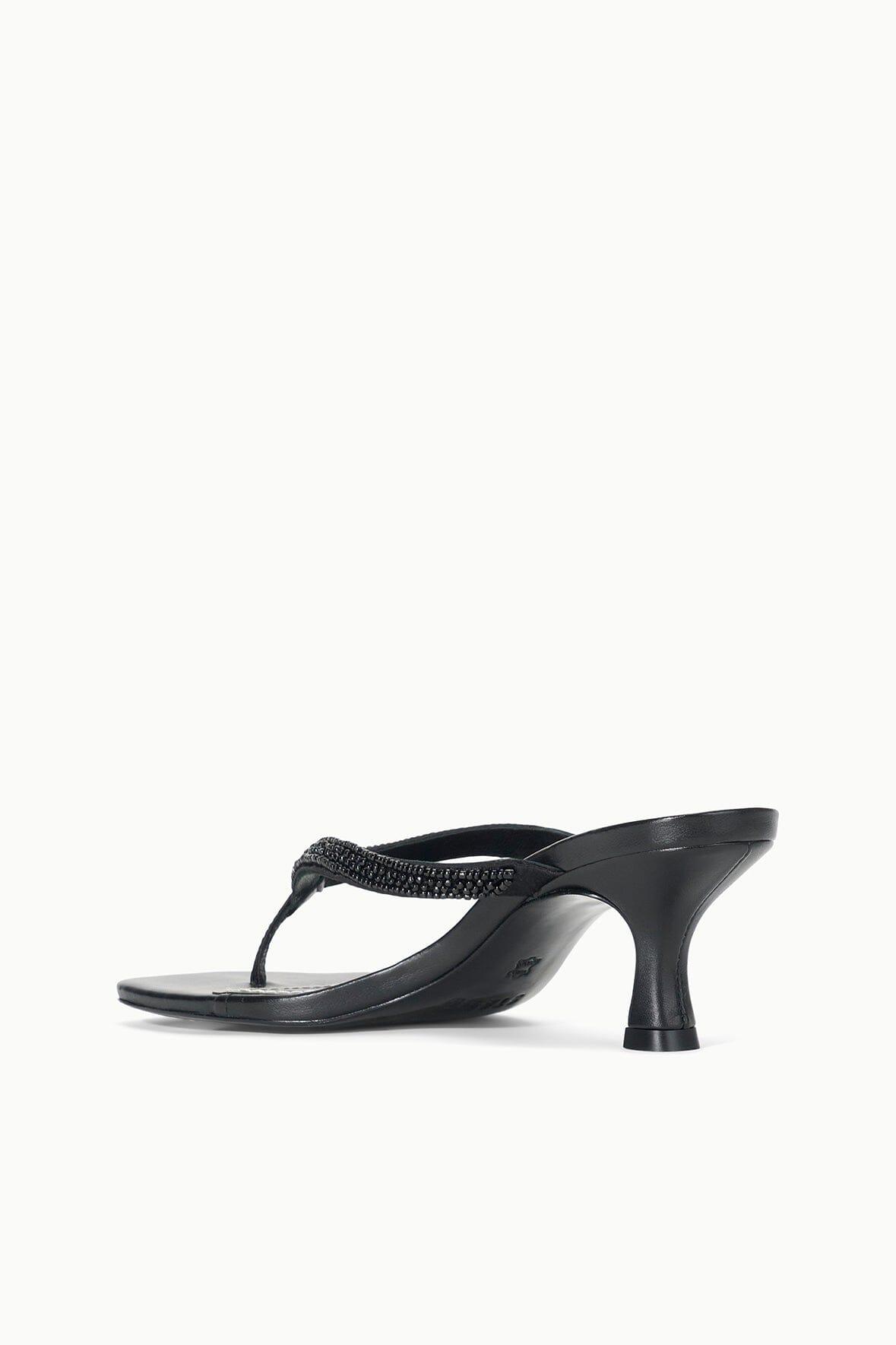 FREJA KITTEN HEEL | BLACK BEADED Product Image