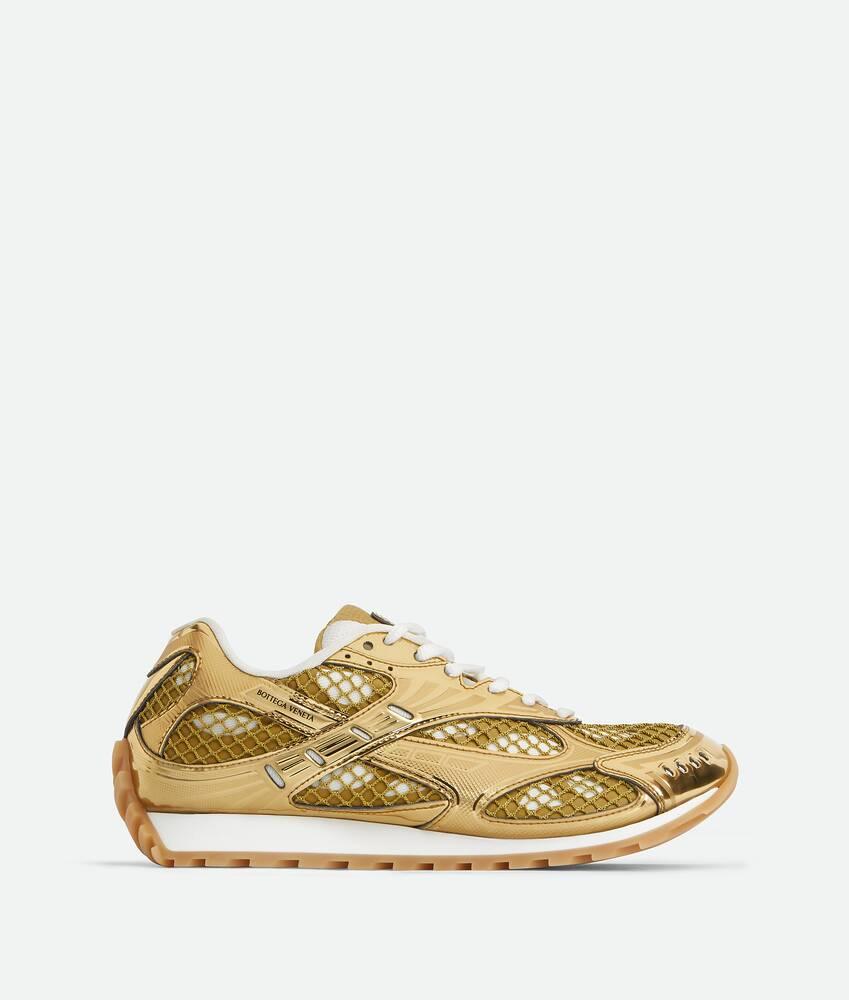Men's Orbit Sneaker in Gold/white Product Image