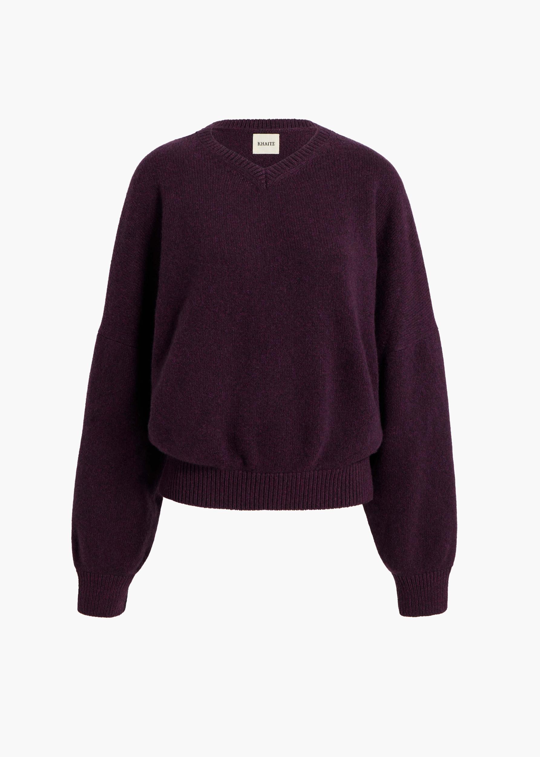 Wolfe Sweater in Plum Product Image
