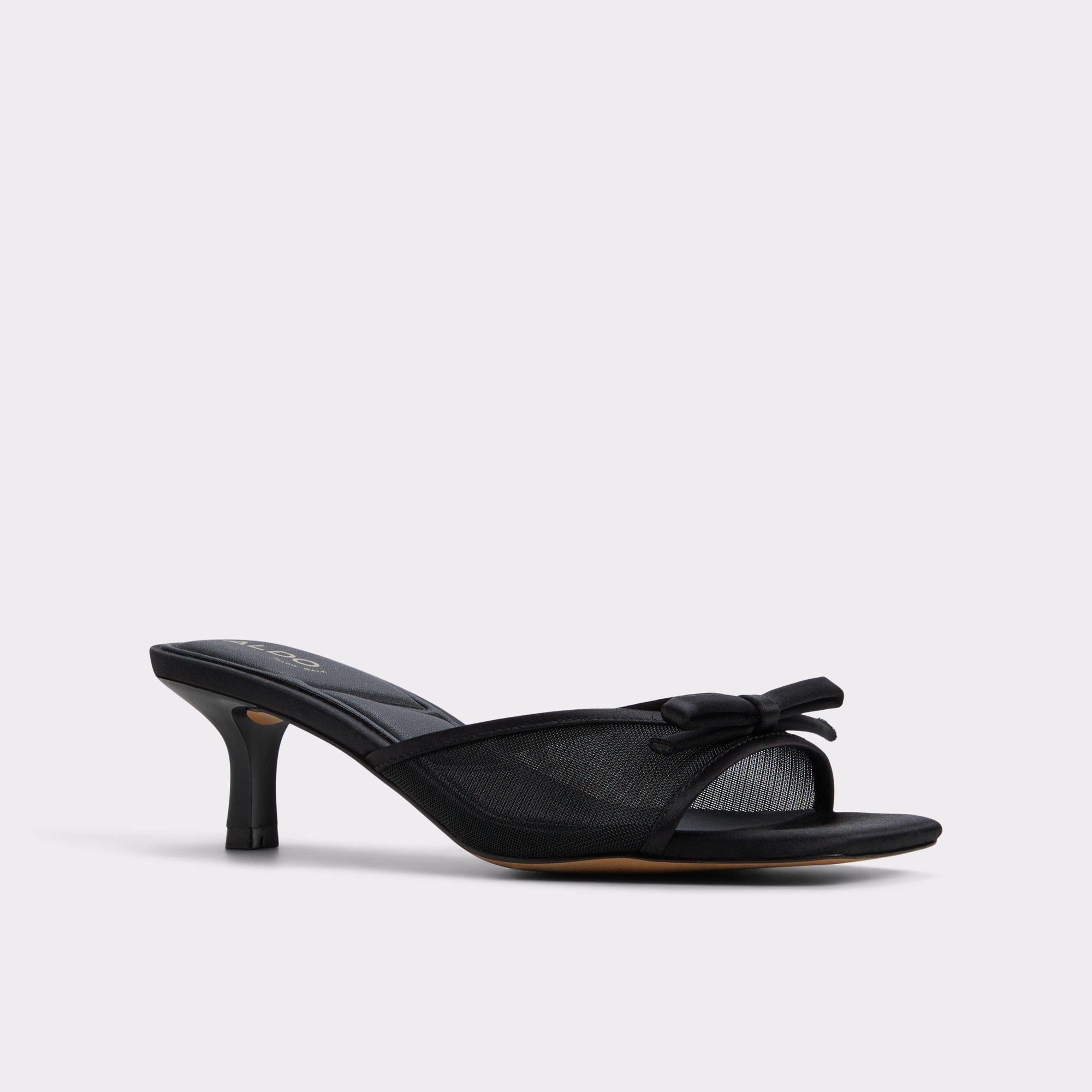 Begoniaa Black Women's Heeled mules | ALDO US Product Image
