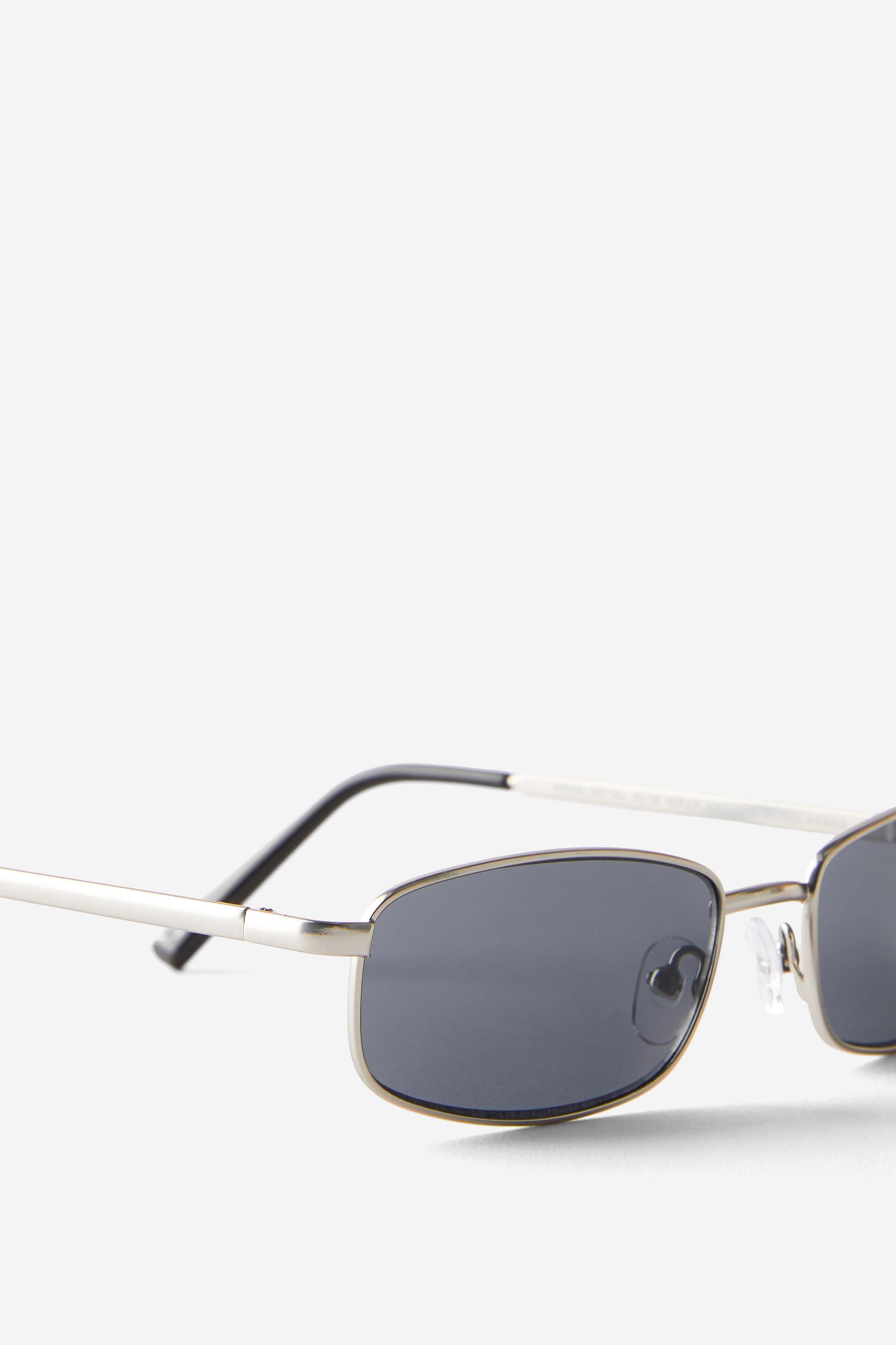 Asha Metal Slim Wrap Around Sunglasses Product Image