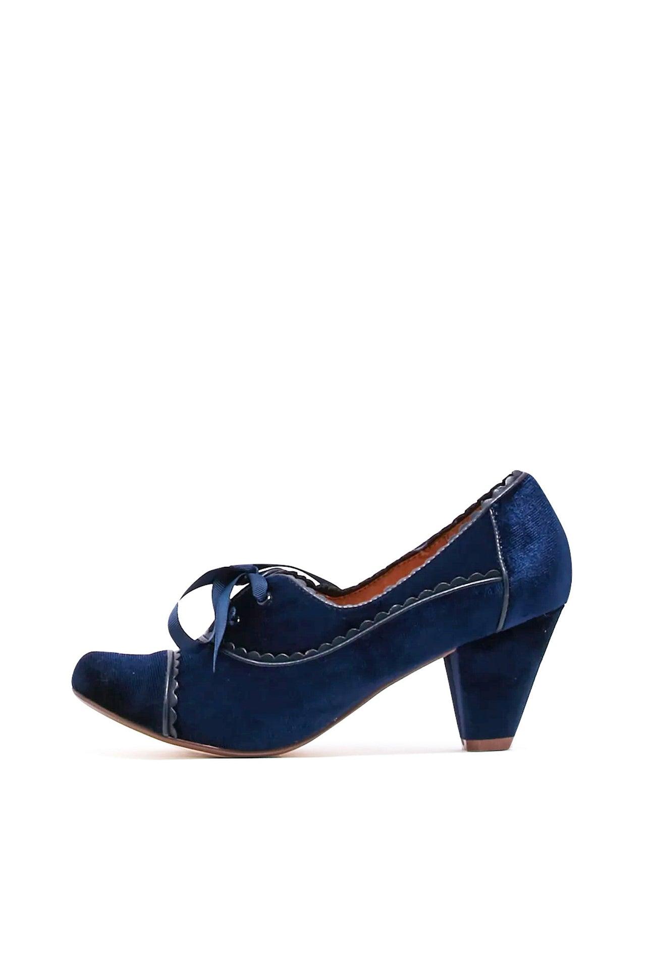 Madison Velvet Retro Heels Product Image