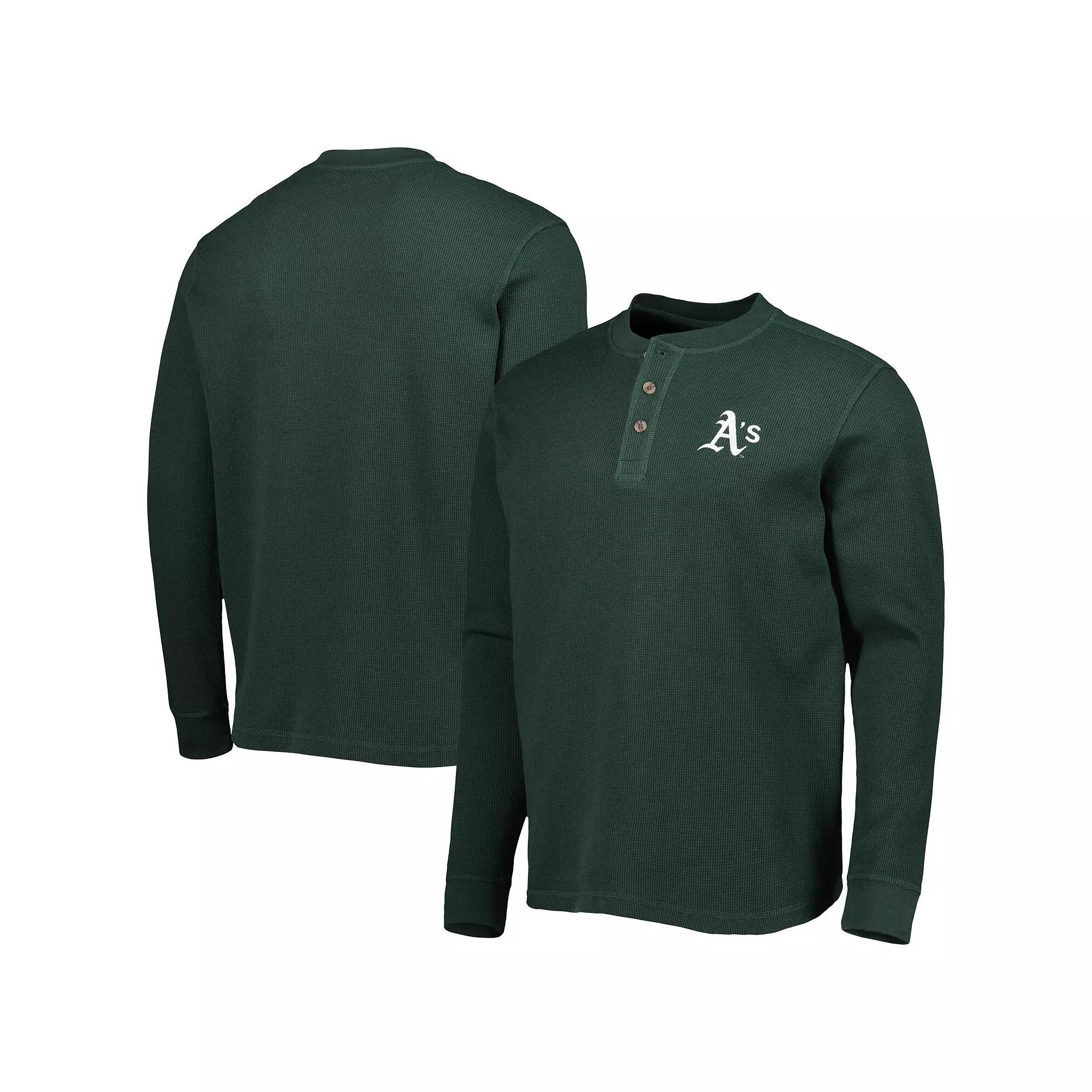 Men's Dunbrooke Oakland Athletics Green Maverick Long Sleeve T-Shirt,  Product Image