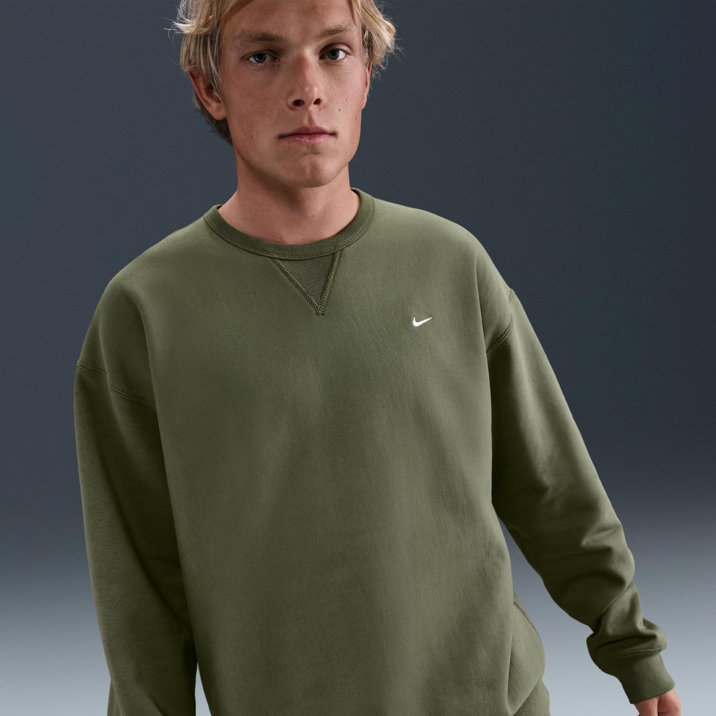 Nike Mens Solo Swoosh Fleece Crew | HV1086-441 Product Image