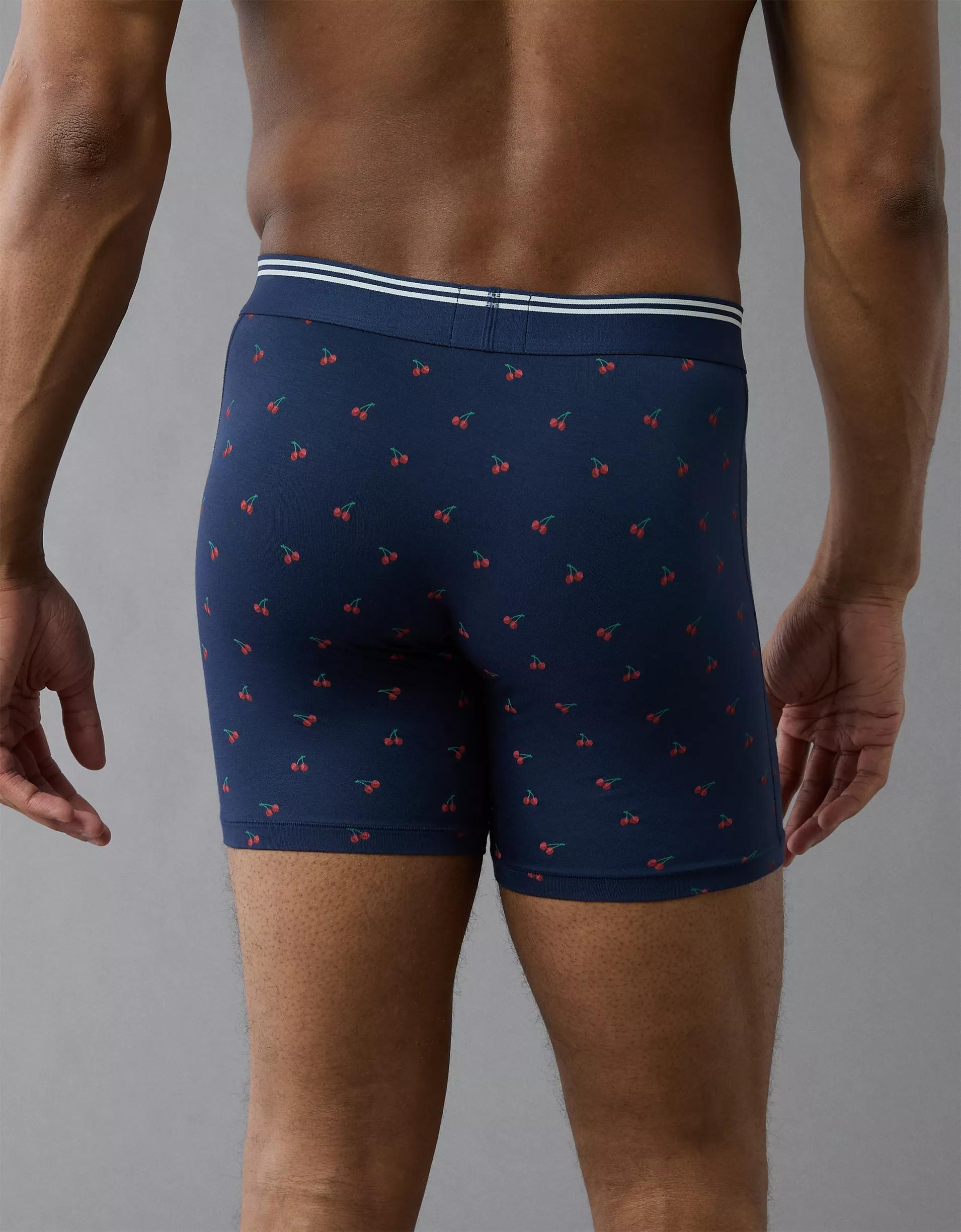 AEO Men's Striped 6" Ultra Soft Boxer Brief Product Image