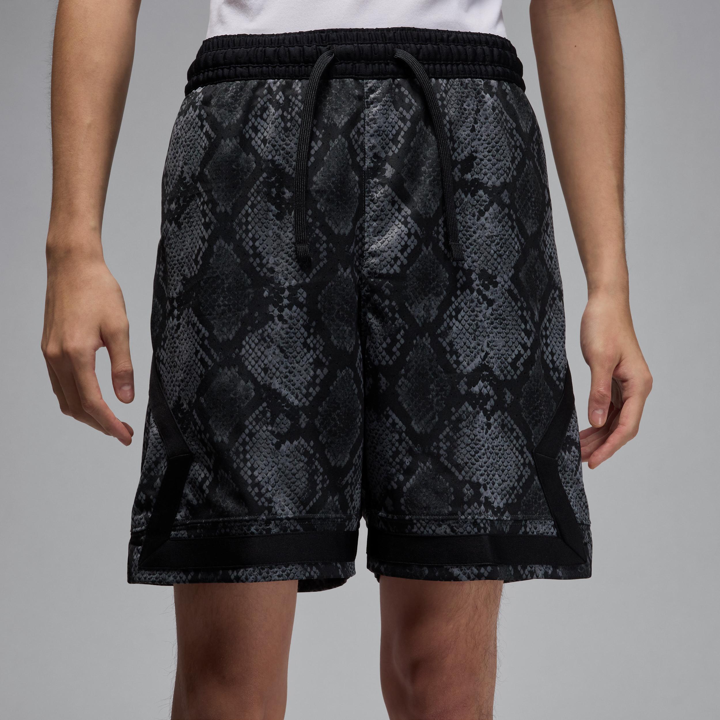 Mens Jordan Sport Dri-FIT Mesh Diamond Shorts | HF9907-010 Product Image