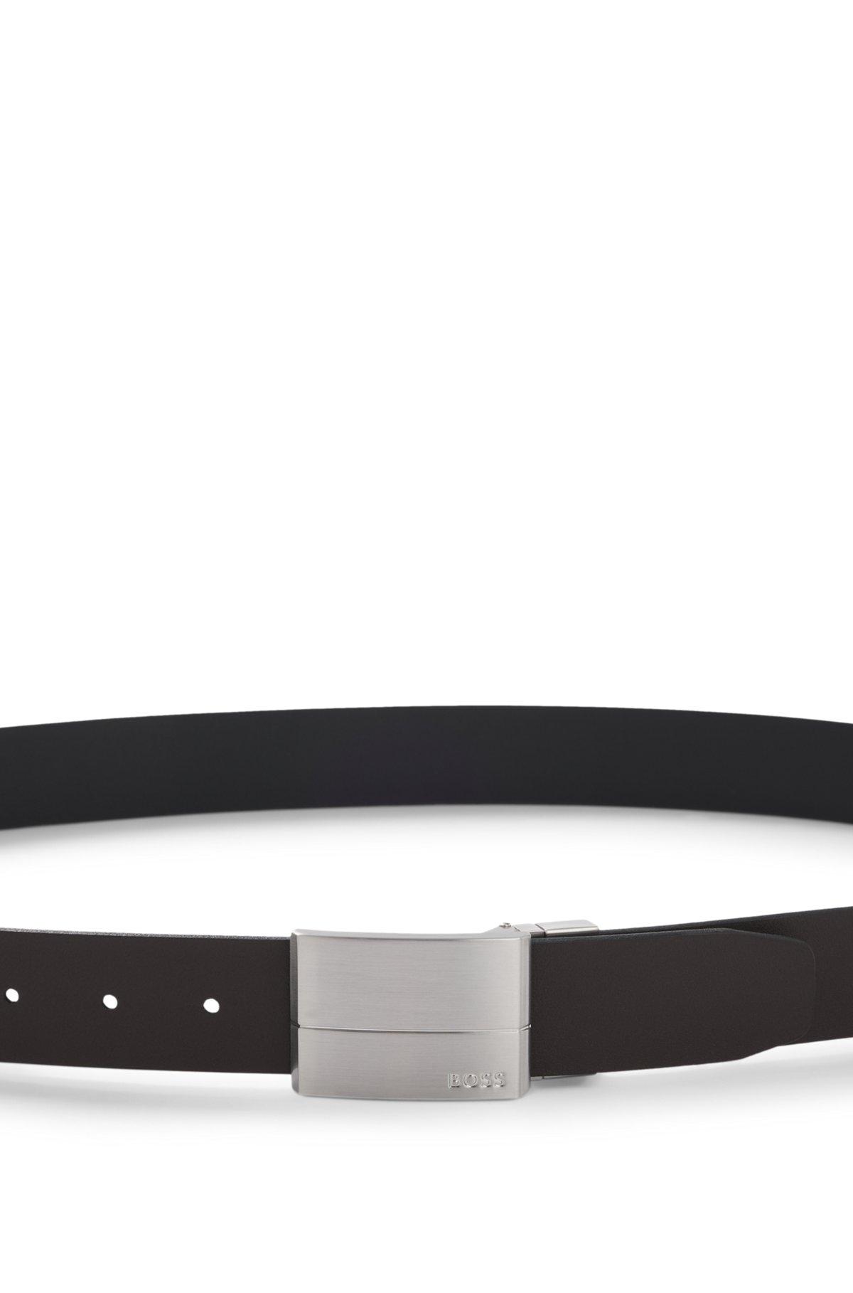 Reversible belt with plaque and pin buckles Product Image