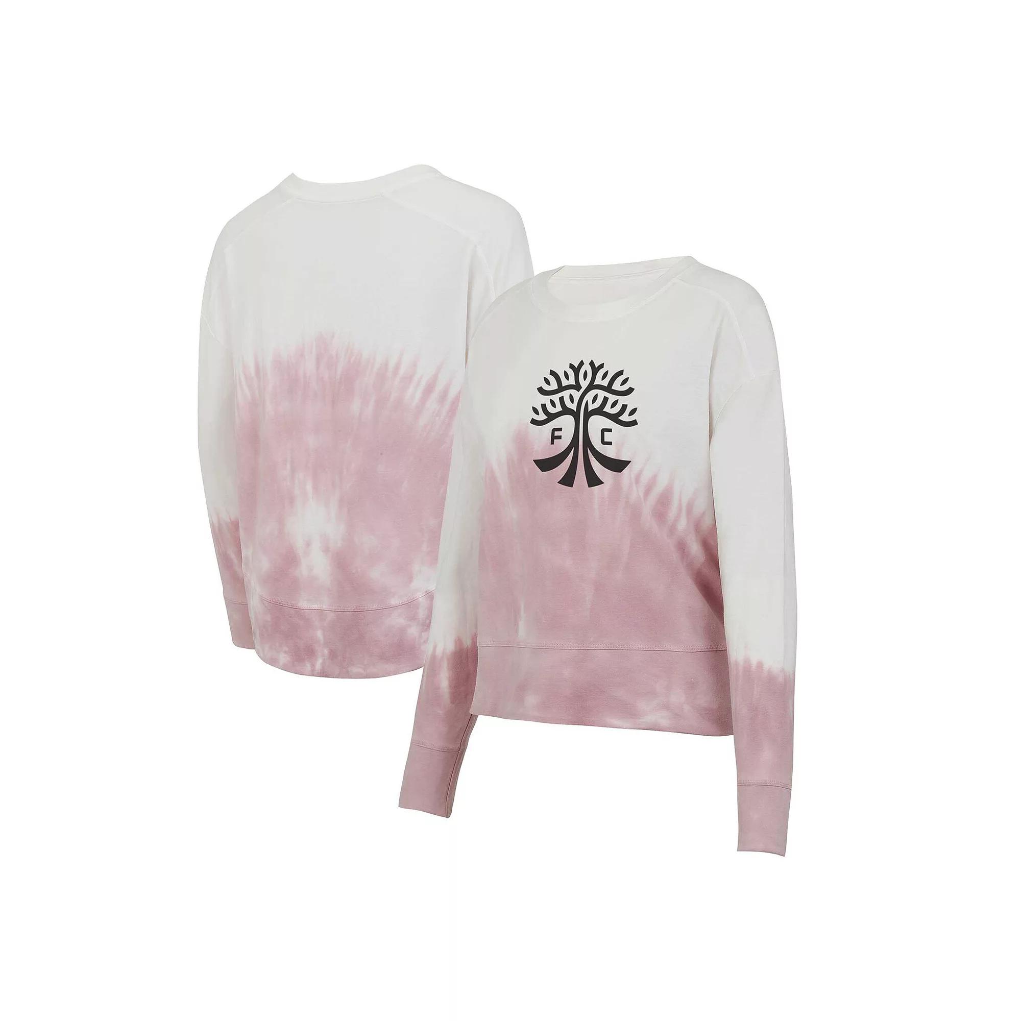 Women's Concepts Sport Pink/White Austin FC Orchard Tie-Dye Long Sleeve T-Shirt,  Product Image