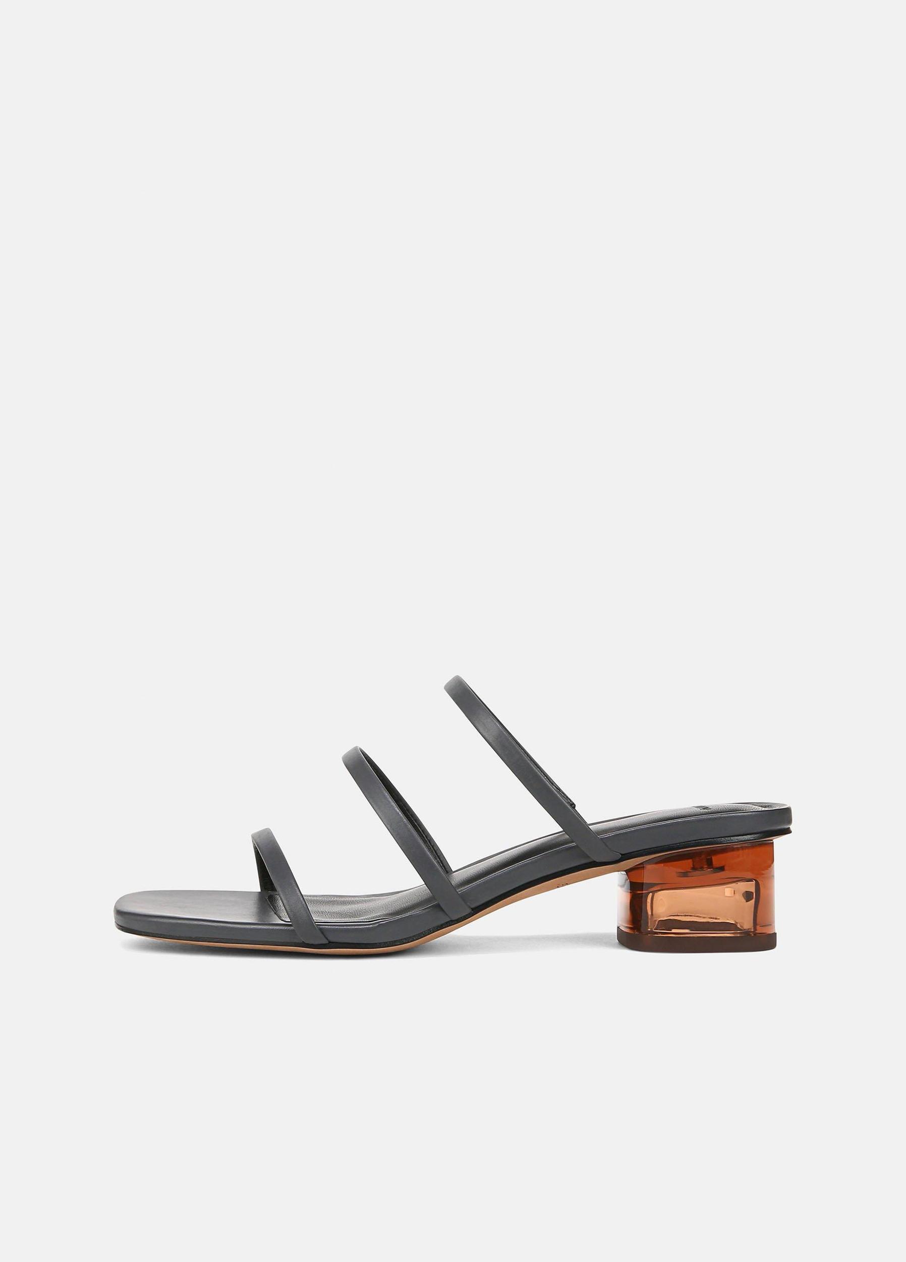 Palm Springs Leather Heeled Sandal Product Image