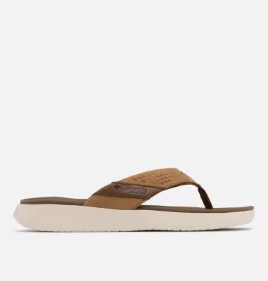 Columbia Mens Boatside Leather Flip Flop- Product Image