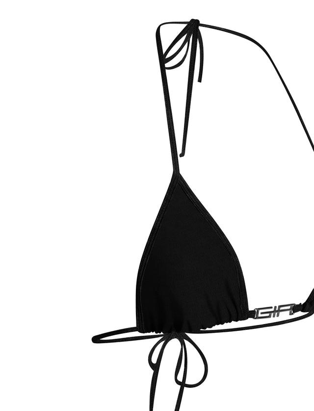 AVA BIKINI TOP - SOLID BLACK Product Image