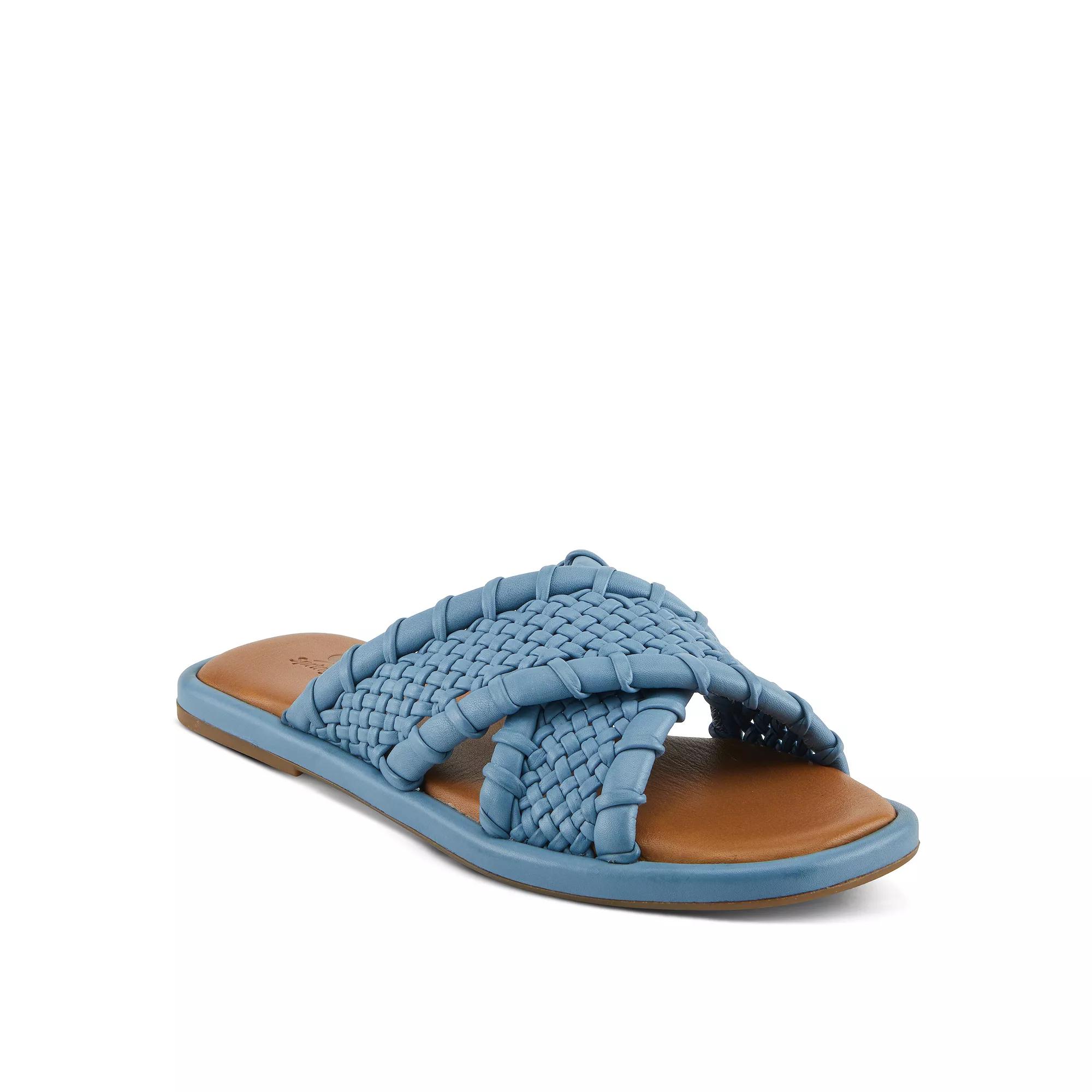 Spring Step Montauk Women's Slide Sandals, Size: 36, Blue Product Image