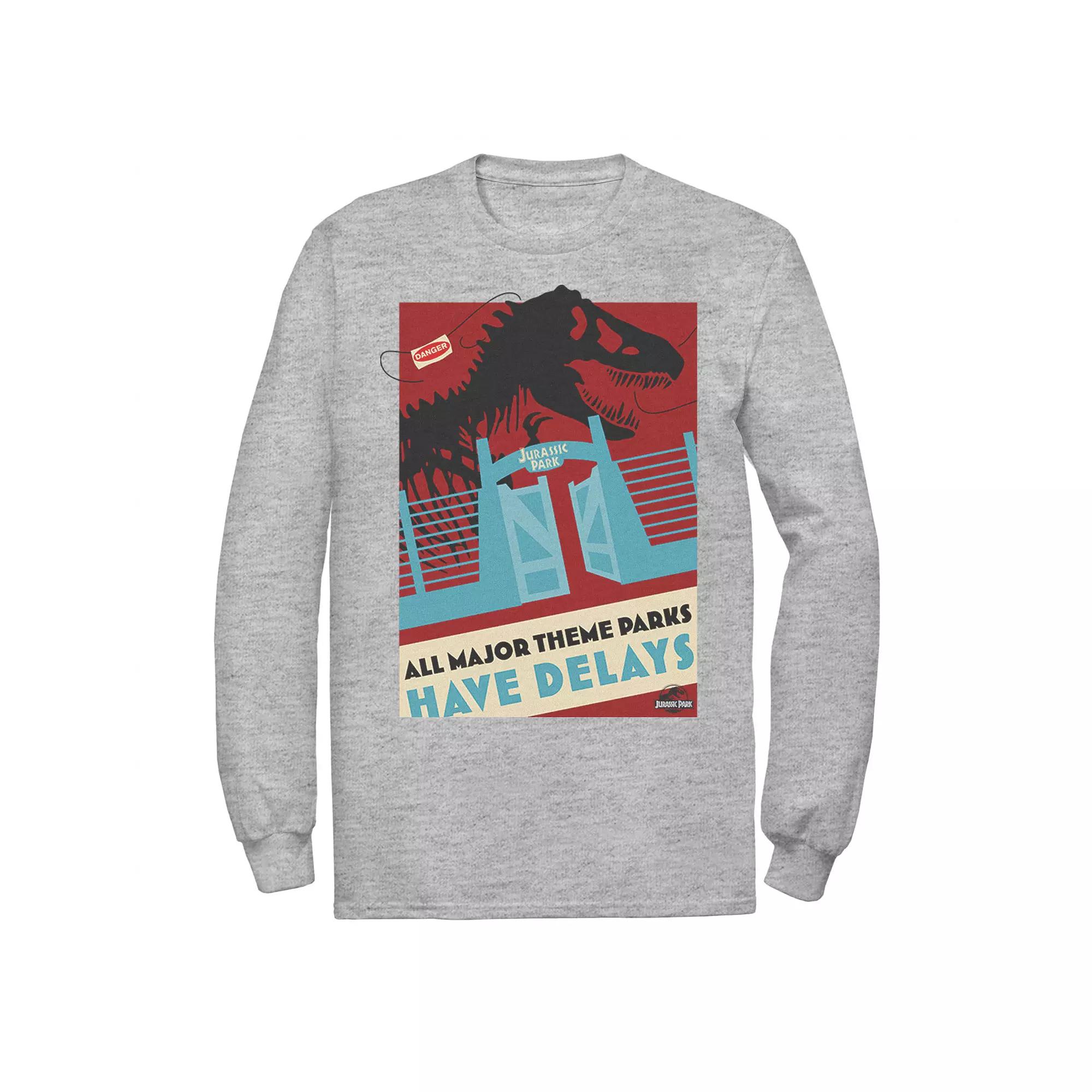 Men's Jurassic Park Delays Simple Gate Tee,  Product Image