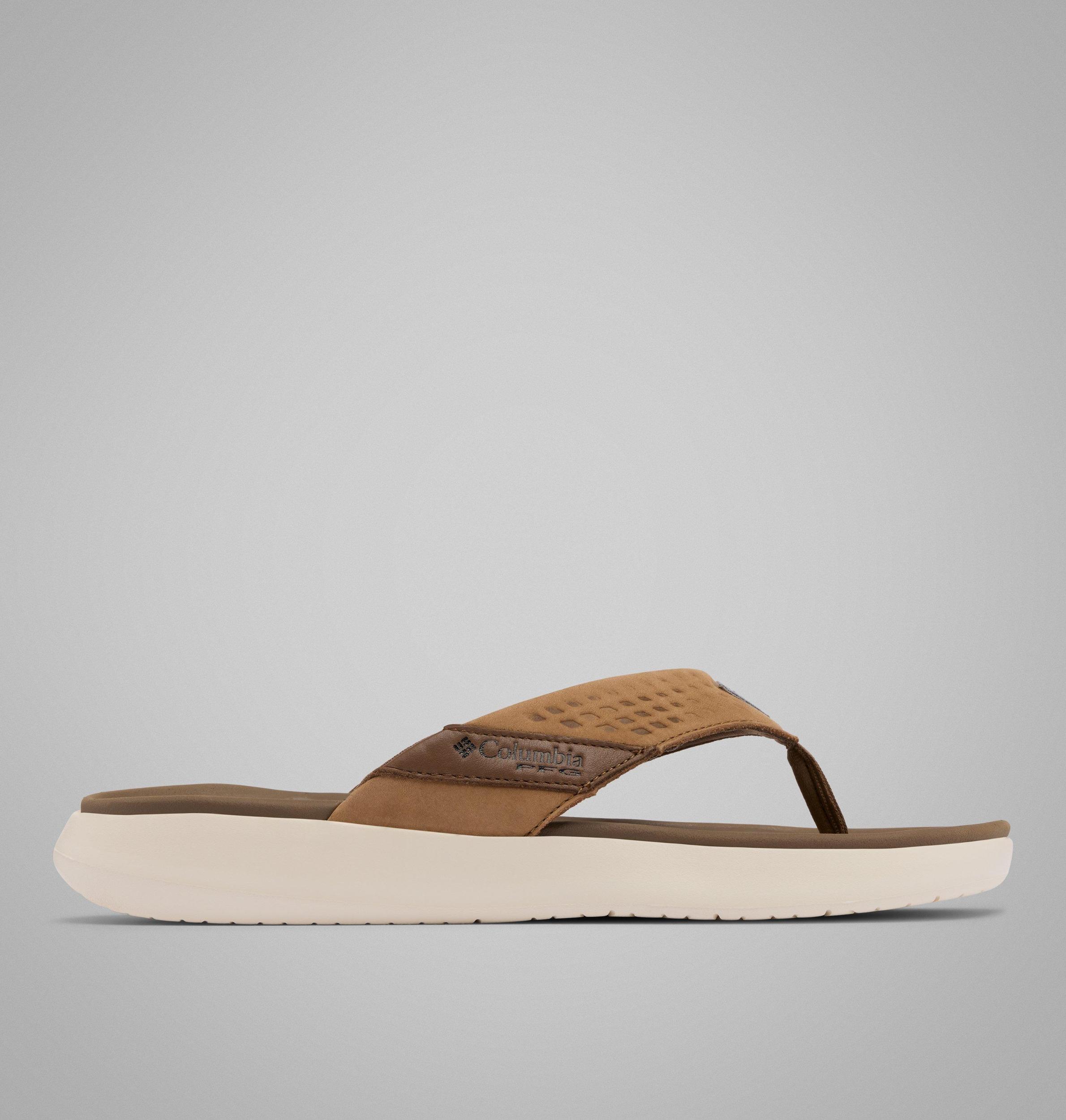 Columbia Mens Boatside Leather Flip Flop- Product Image