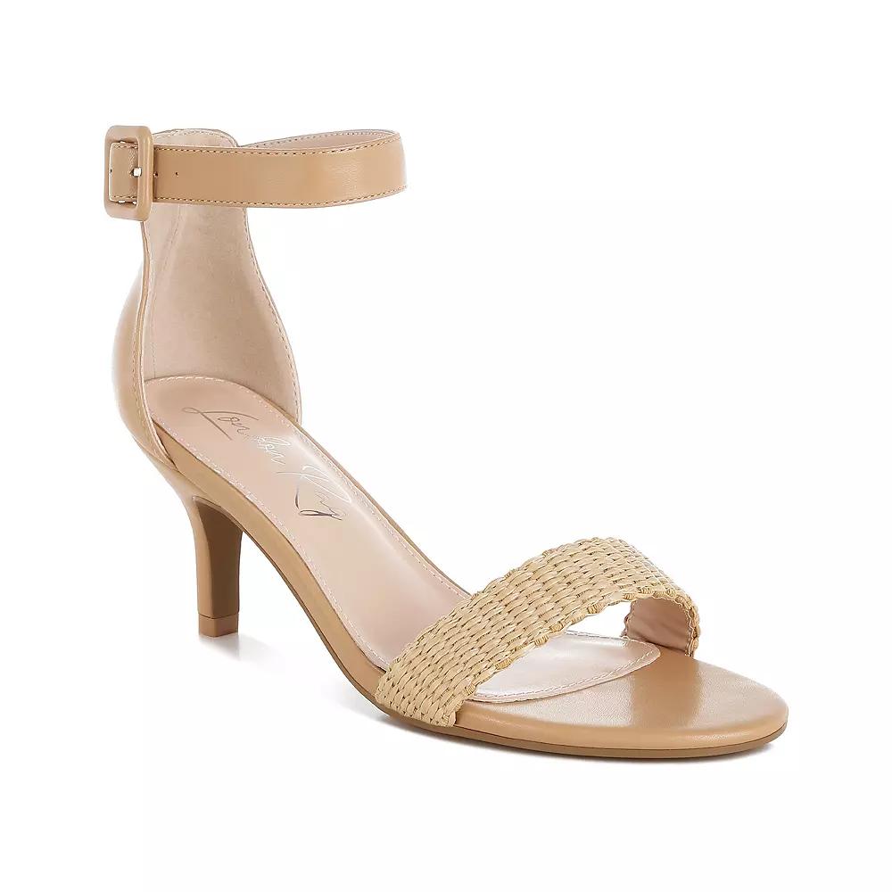 London Rag Rano Women's Heels, Size: 6, Natural Product Image