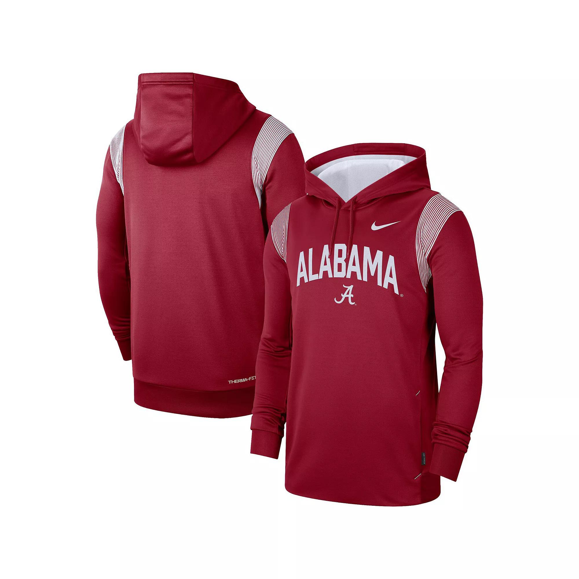 Men's Nike Crimson Alabama Crimson Tide 2022 Game Day Sideline Performance Pullover Hoodie,  Product Image