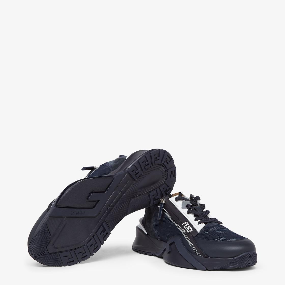 Fendi Flow SneakersBlue fabric low-tops Product Image