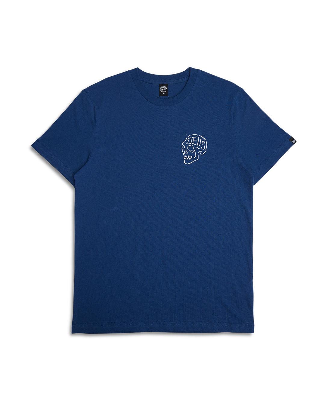 Venice Skull Tee - Mechanic Blue Product Image
