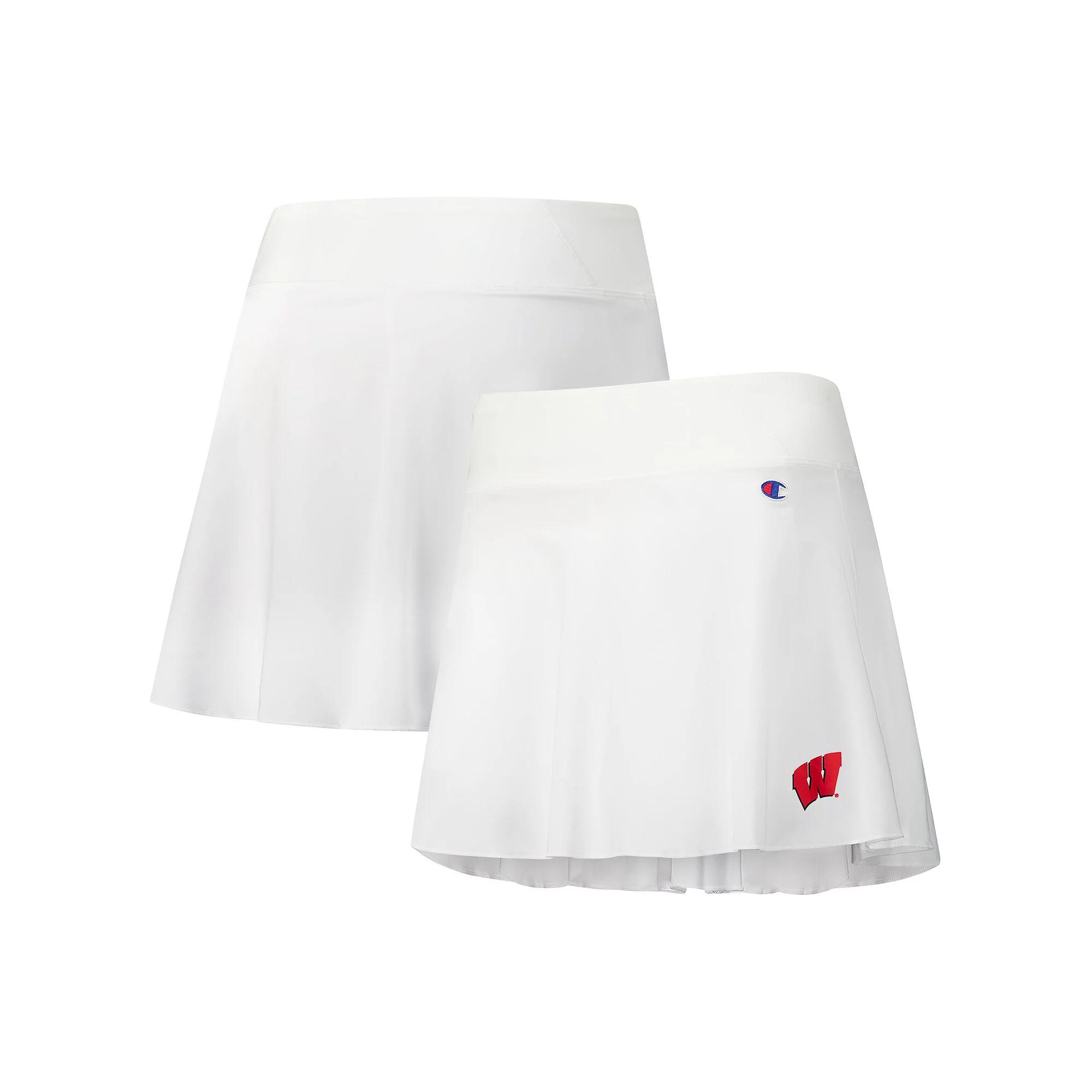 Women's Champion White Michigan Wolverines Tailgate Soft Touch Skort,  Product Image