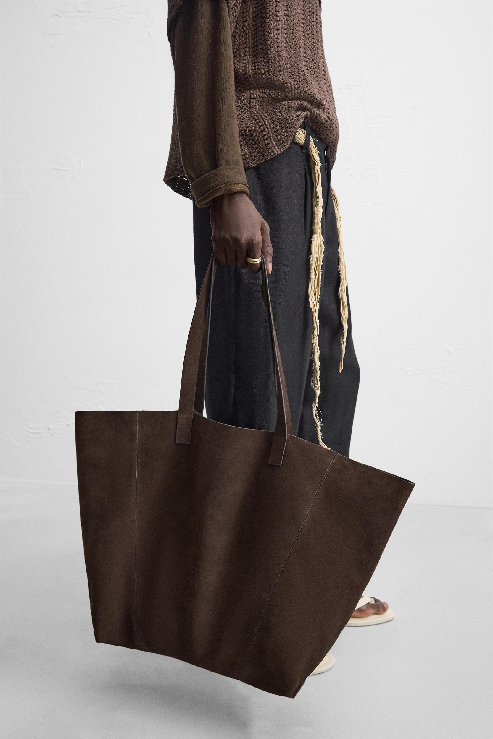 LEATHER SHOPPER BAG Product Image